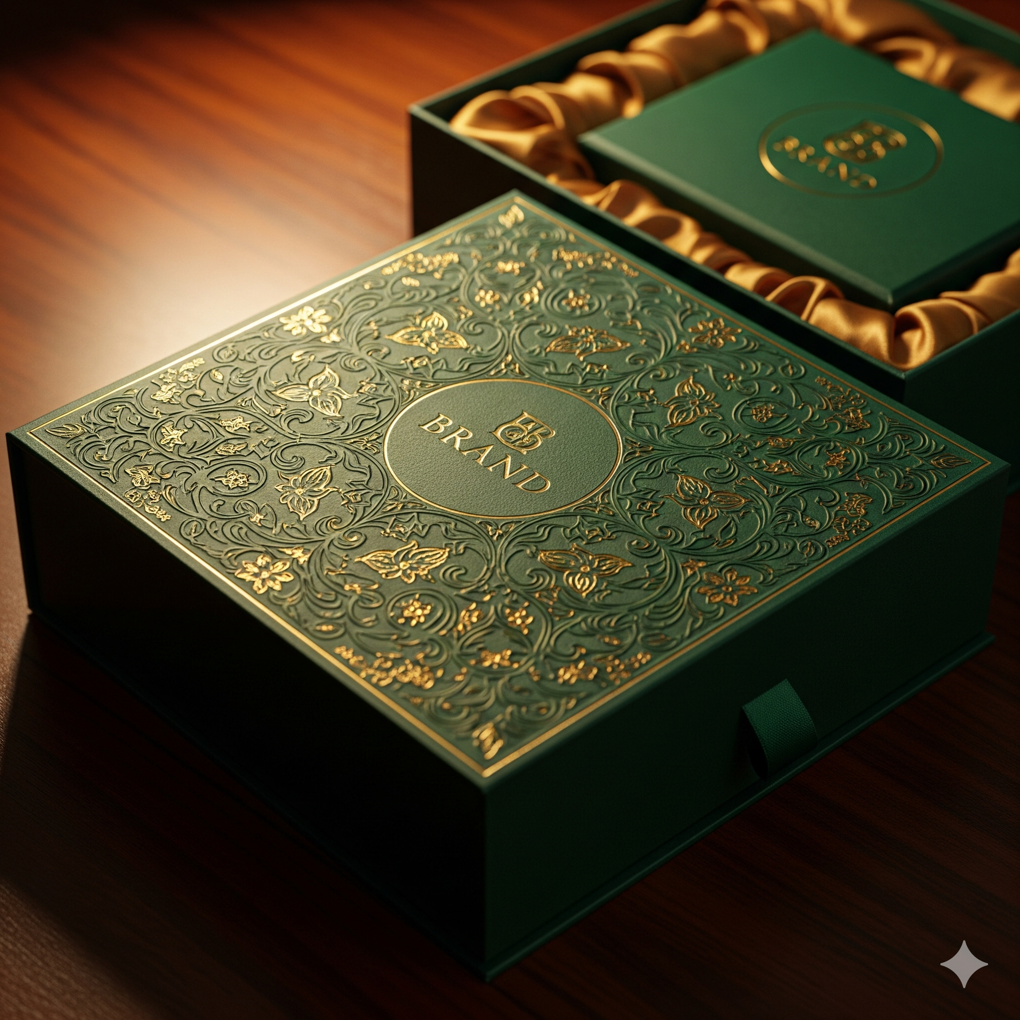 Die-Cut Box with Special Finishes